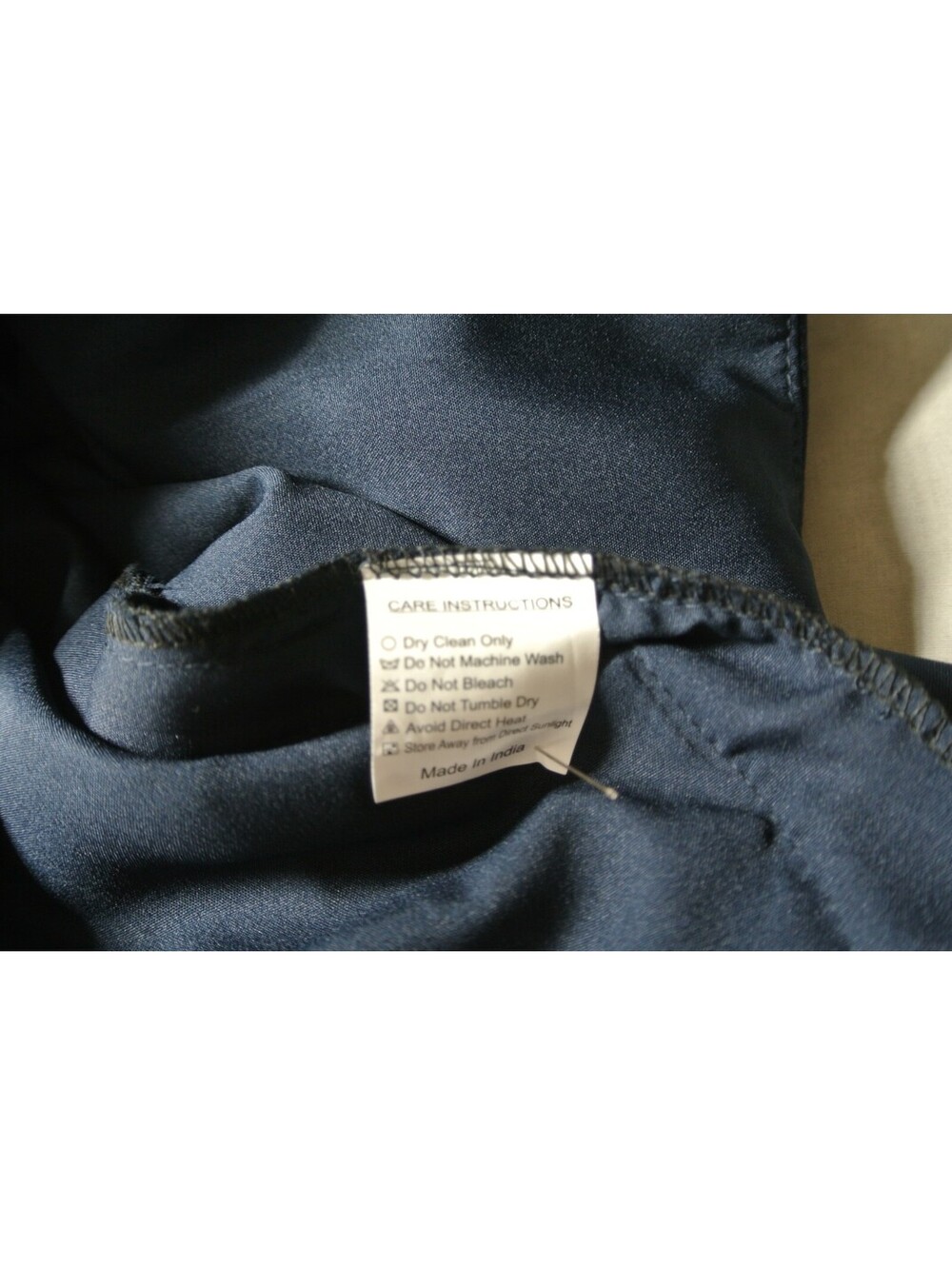 NEW, HoliCHIC Mila Metallic Contrast Cuff Blazer in Navy Sz S #SJ2665 - Picture 7 of 7